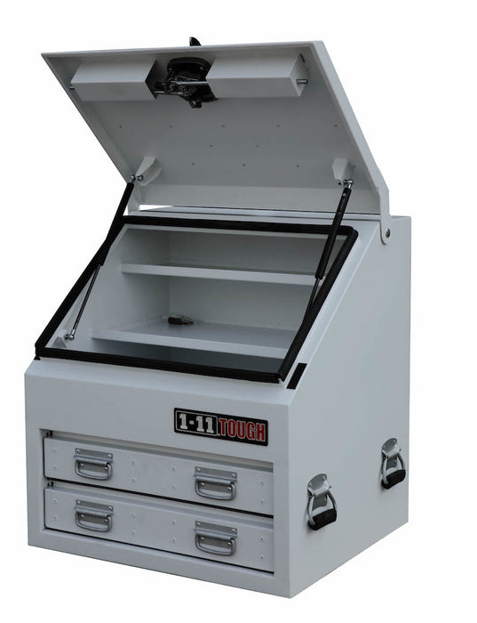 1-11 BKAT700WT CONTRACTOR WHITE STEEL TRUCK BOX 700MMX600MMX750MM