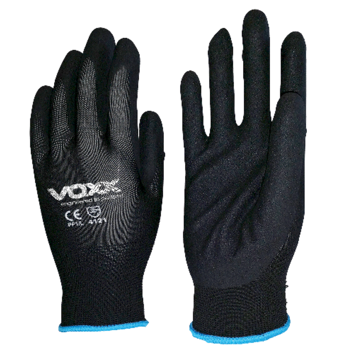VOXX GLOVE BLACK NITRILE SIZE L VPF1.L